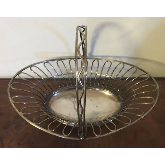 Antique Late 18th Century English George III Old Sheffield Silver Bread Basket For Sale - Image 11 of 13