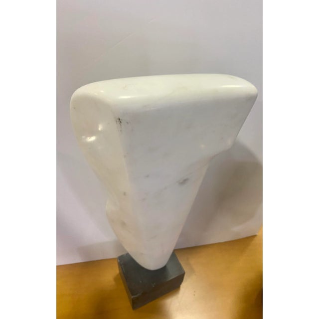 Stone 1960s Italian Modernist Abstract Marble Sculpture For Sale - Image 7 of 8