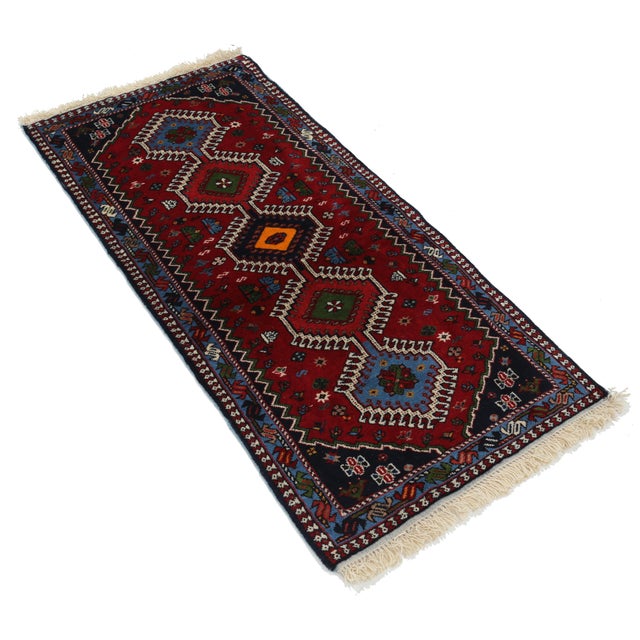 Pasargad DC Fine Hand Knotted Persian Yalameh Runner For Sale - Image 4 of 5