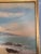 Vintage 1960s Oil Painting of Sailboats on the Shore Seascape Signed For Sale - Image 9 of 10