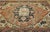Tribal 1890s Red Medallion Tribal Antique Persian Heriz Serapi Rug 8' 5" X 12' 6" Knotted Wool Carpet For Sale - Image 3 of 11
