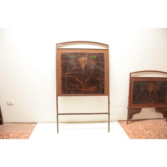 Wrought Iron and Sheet Metal Single Beds, Set of 2 For Sale - Image 9 of 9