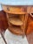 Late 19th Century French 19th Century Louis XVI Mahogany Carrara Marble Top Demilune Sideboard For Sale - Image 5 of 12