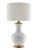 Contemporary Lilou Currey & Company Drum Shade Table Lamp For Sale - Image 3 of 5