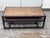 Industrial Bassett Furniture Wood + Metal Tiered Coffee Table For Sale - Image 3 of 12
