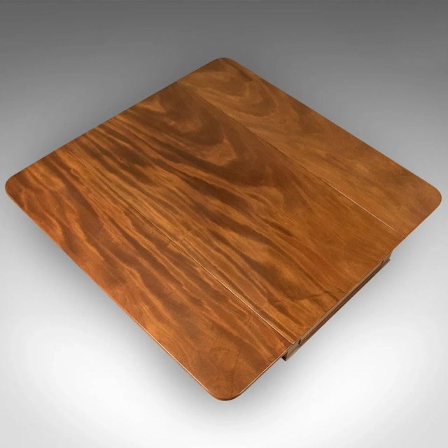 1820s Regency Flame Mahogany Pembroke Table For Sale - Image 6 of 11