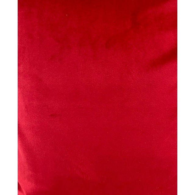 Jolly Snowman With His Animal Friends in a Winter Wonderland Christmas Themed 20” Pillow - Made in U K For Sale - Image 9 of 11