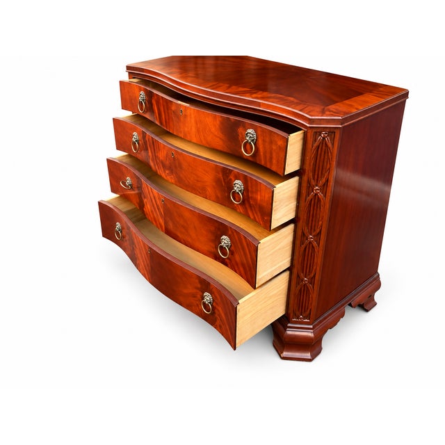Hickory Chair James River Collection Mahogany Chest of Drawers For Sale - Image 10 of 10