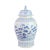 Not Yet Made - Made To Order Village Scene Ginger Jar in Pale Blue and White For Sale - Image 5 of 5