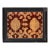 Antique Ottoman Velvet Rug With Gold Pomegranate Medallion Motifs - Rug & Kilim For Sale