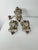 Vintage Wall Lamps and Pendant Light in Decorated Wrought Iron, 1950s, Set of 3 For Sale - Image 9 of 12