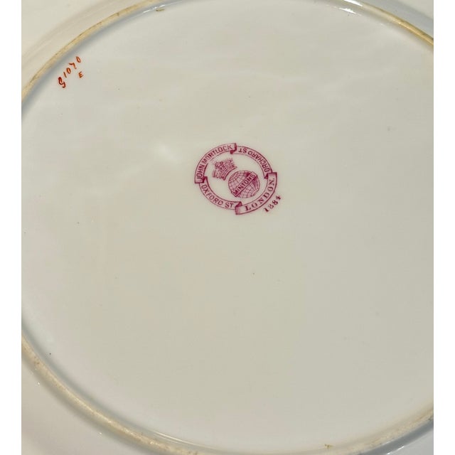 Antique Minton Porcelain Dinner Service | Mint Green Gold Gilt Monogram 1884 - 34 pcs For Sale - Image 12 of 16