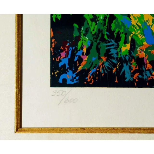 Leroy Neiman LeRoy Neiman "American Gold" Hand Signed & Numbered Olympic Serigraph For Sale - Image 4 of 6