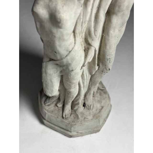 Concrete Column the Three Graces Garden Statue For Sale - Image 11 of 16