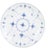 Royal Copenhagen, Blue Fluted Plain Round Porcelain Serving Dish, 1920s For Sale