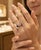 Metal Natural Blue Sapphire, Aquamarine & Diamond Ring in 14k Gold For Sale - Image 7 of 8
