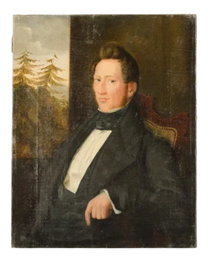 Portrait of a Seated Gentleman, Mid 19th Century.