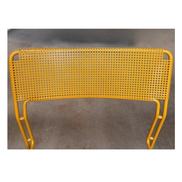 1980s Attributed to Arrben Sultana Dining Chairs, Set of 10, Newly Powder-Coated, Italy For Sale - Image 14 of 14