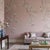 Chinoiserie W36'* H108"/Panel, a Set of 6 Panels Magnolia Wallpaper, Mauve Magnolia Wallpaper For Sale - Image 3 of 6