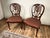 Mid 20th Century Vintage Pair Wheel Back Side Chairs by Ardley Hall For Sale - Image 5 of 10