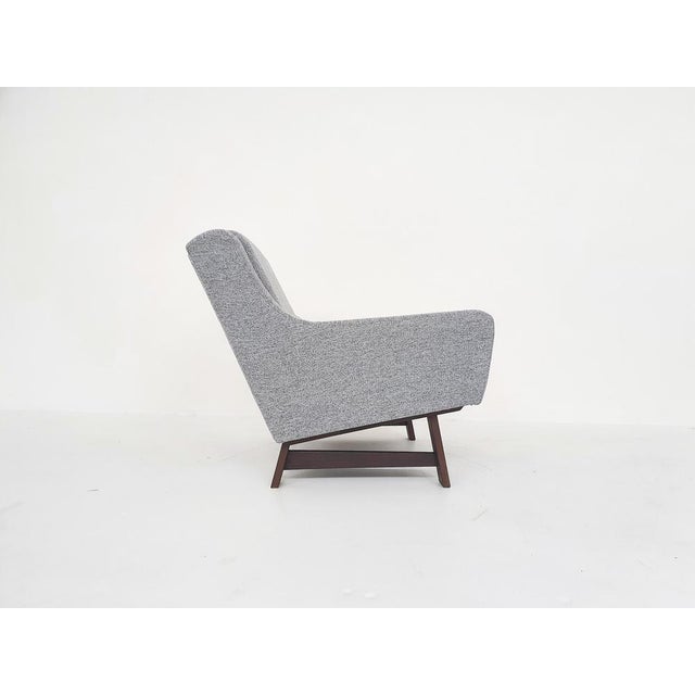 Wood Dutch Lounge Chairs with Wengé Feet, 1950s, Set of 2 For Sale - Image 7 of 18