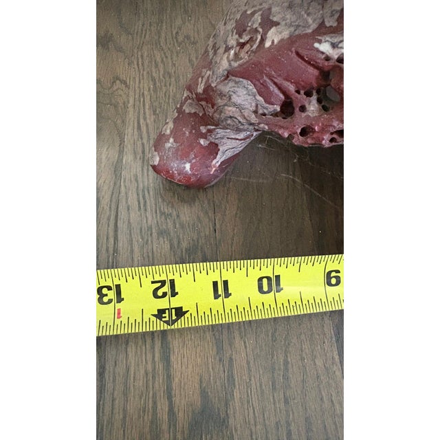 Monumental 31" Chinese Hand-Carved Soapstone "Basket of Abundance" Sculpture For Sale - Image 12 of 13