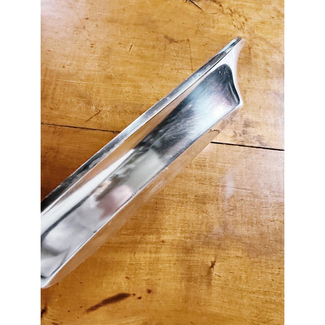 Art Deco Antique Silver Plated Bread Dish From Hotel Granada in Brooklyn Ny For Sale - Image 3 of 6