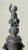19th Century Antique German Hand Blown Glass Pewter Figural Cherub Claret Decanter Bottle For Sale - Image 5 of 18