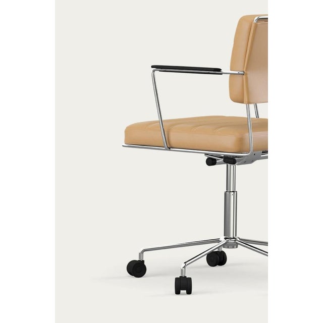 Not Yet Made - Made To Order One Collection Time Chair Frame in Chrome and Upholstery from Henrik Tengler For Sale - Image 5 of 12