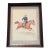1956 “A Cavalry Officer” Frederic Remington Print in Vintage Wood Frame (Penn Prints, Ny) For Sale