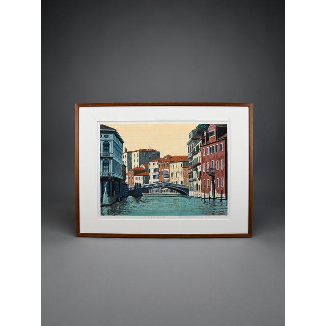 Mototsugu Sugiyama, Venice Part II, 1996, Woodblock Print For Sale - Image 8 of 15