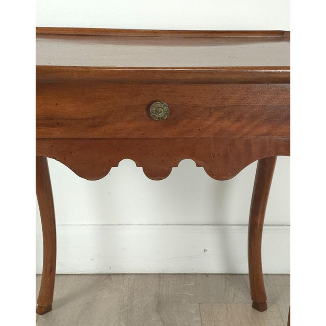 Brown 18th Century Fruitwood Tray Top Table, Italy For Sale - Image 8 of 11