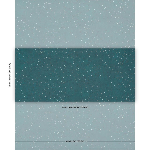 Artist Colette Cosentino imagined this painterly starscape to stand alone or coordinate with her wonderful Brindille...
