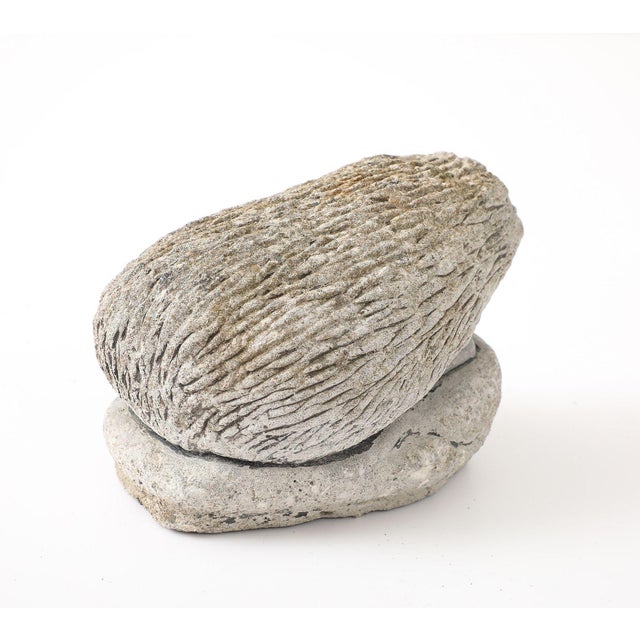 1980s Reconstituted Stone Hedgehog Garden Ornament, 20th Century For Sale - Image 5 of 12