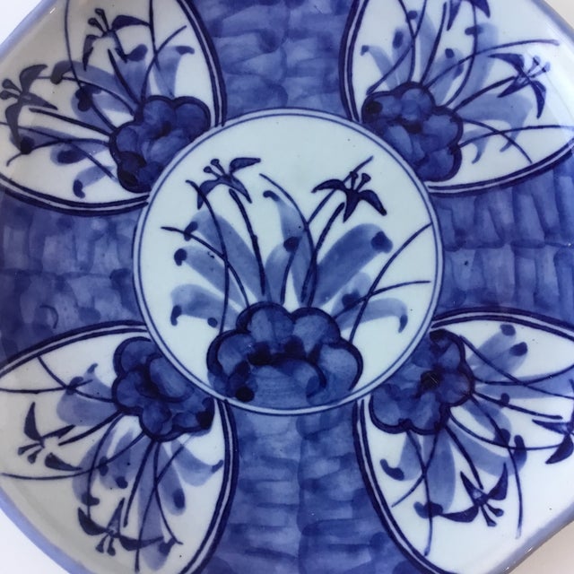 Blue White Chinoiserie Decorative Plate Chairish
