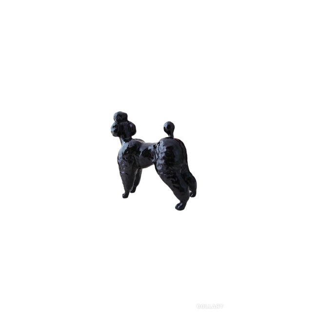 Mid-Century Modern Beswick Black Poodle Figurine - Vintage For Sale - Image 3 of 6