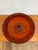 Charles Schneider Signed Charles Schneider French Art Deco Tangerine Mottled Glass & Wrought Iron Centerpiece Bowl, France, Circa 1925 For Sale - Image 4 of 10