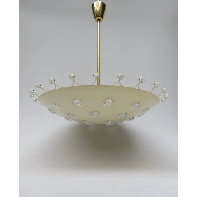 Ceiling Light from L.A. Riedinger Bronzewarenfabrik Augsburg, 1950s For Sale - Image 10 of 10