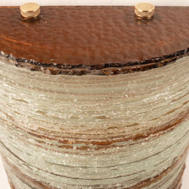 Large Glass Wall Light by Albano Poli for Poliarte, 1960s For Sale - Image 10 of 14