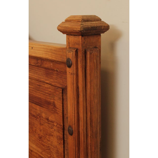 Southwest Rustic Pine King Headboard Chairish