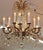 1950's Hollywood Regency French Style Brass & Crystal 12 Light Chandelier Dimensions : 29" Tall X 23" Wide X 23" Deep Make...