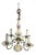 Early 20th Century Floral Porcelain Chandelier For Sale
