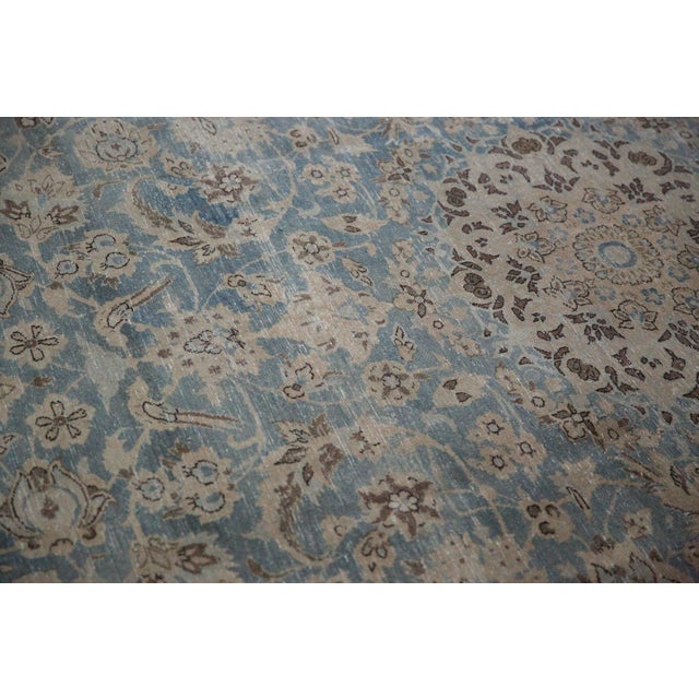 Old New House Vintage Distressed Tabriz Carpet - 7'5" x 10'9" For Sale - Image 4 of 15