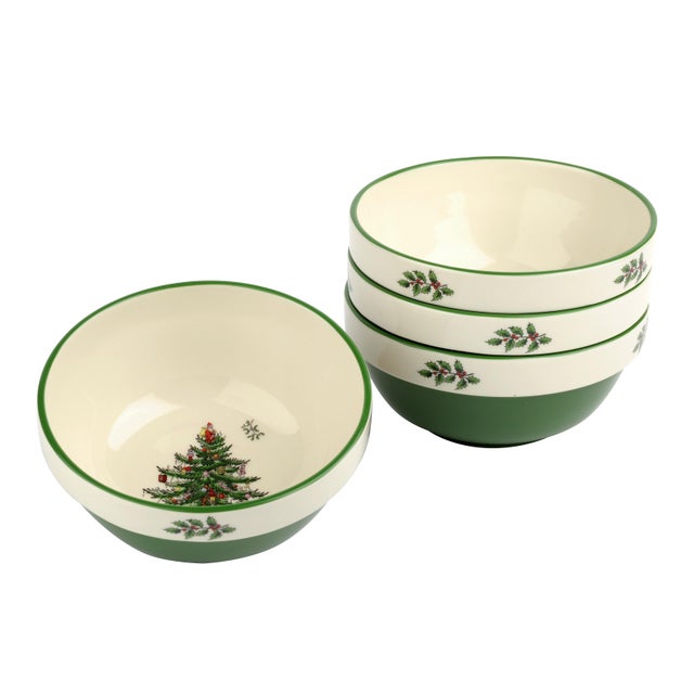 Spode Christmas Tree Stacking Bowls, Set of 4 For Sale In New York - Image 6 of 6