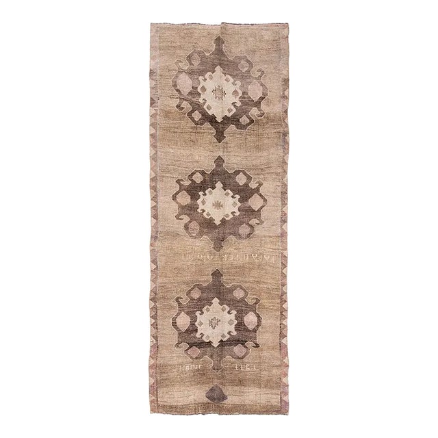 Vintage Decorative Kars Wool Rug For Sale