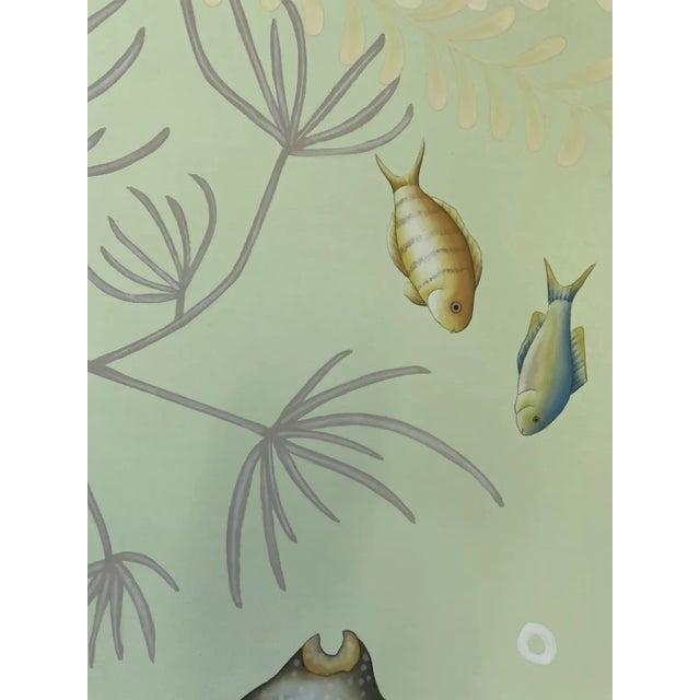 36'*100"/Panel *4 Panels, Coral Reef , Sea Fish Wallpaper , a Set of 4 Panels Wallpaper for Kids Room For Sale - Image 12 of 13