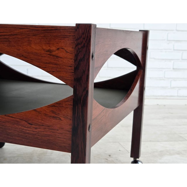 Danish Modus Side Table in Teak by Kristian Vedel for Søren Wiladsen, 1974 For Sale - Image 6 of 16
