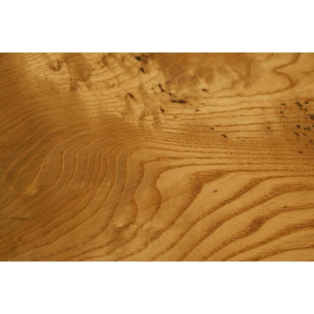 Wood Live Edge Coffee Table in Baltic Pine, Europe, 1960s For Sale - Image 7 of 16