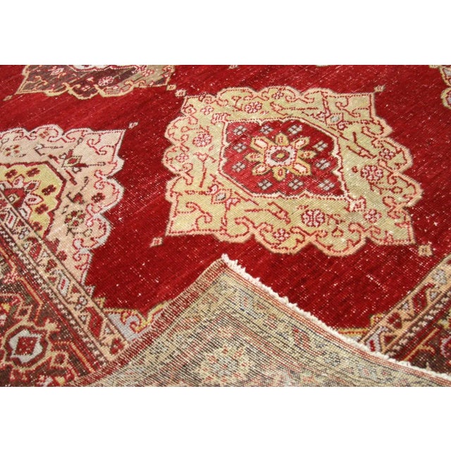 1960s Turkish Oushak Rug For Sale - Image 4 of 6