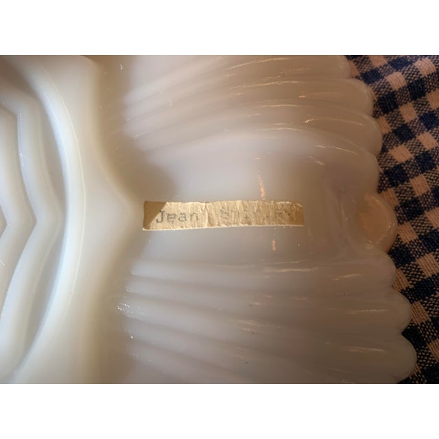 Vintage Anchor Hocking Milk Glass Deviled Egg Plate For Sale In Palm Springs - Image 6 of 11